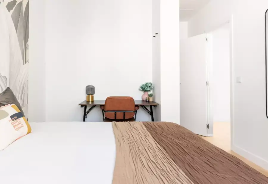 Habitación en piso compartido de 2 habitaciones en alquiler en La Bresca, para profesionales y estudiantes. en Málaga